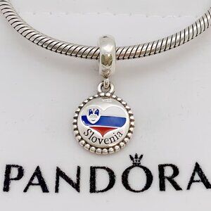 Pandora Slovenia Flag Exclusive Charm Pendant